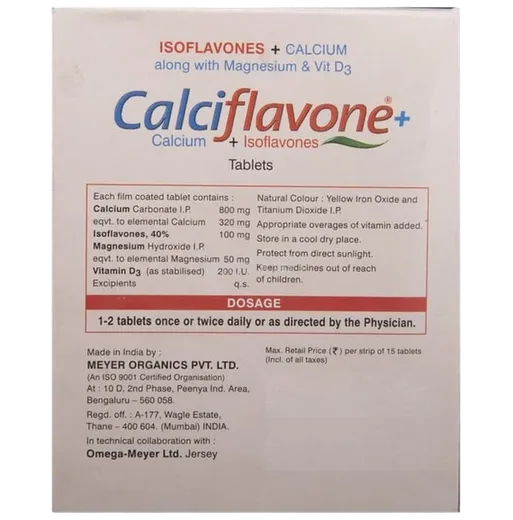 calciflavone plus capsule 15's
